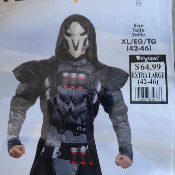 OverWatch Reaper Adult Costume! New! Blowout Price! - Picture 5 of 5
